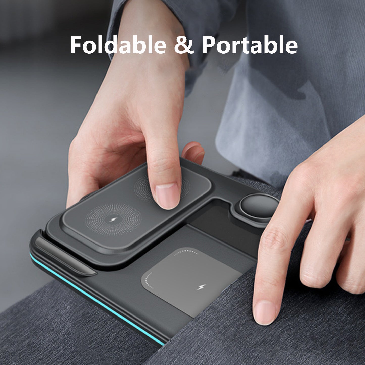Pocxwa 3 in 1 Wireless Charging Station