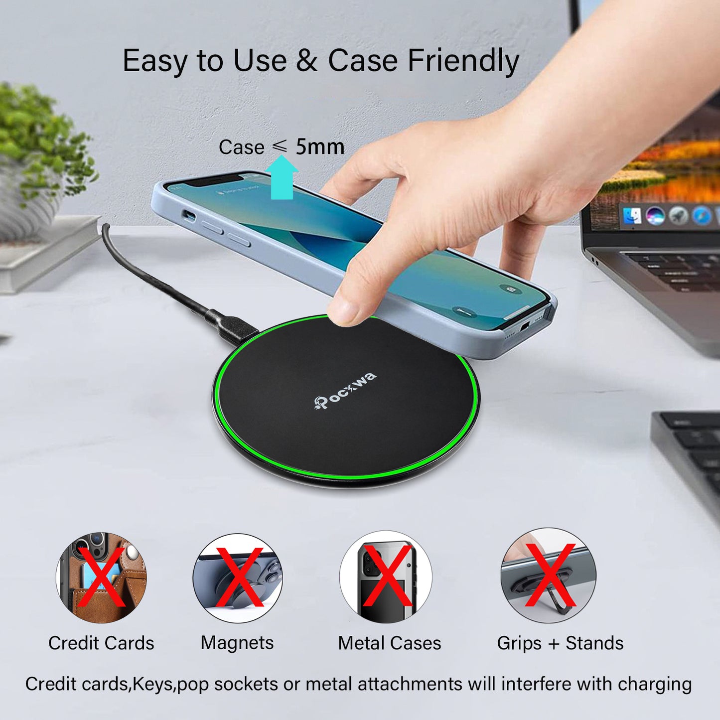 15W Wireless Charging Pad for iPhone