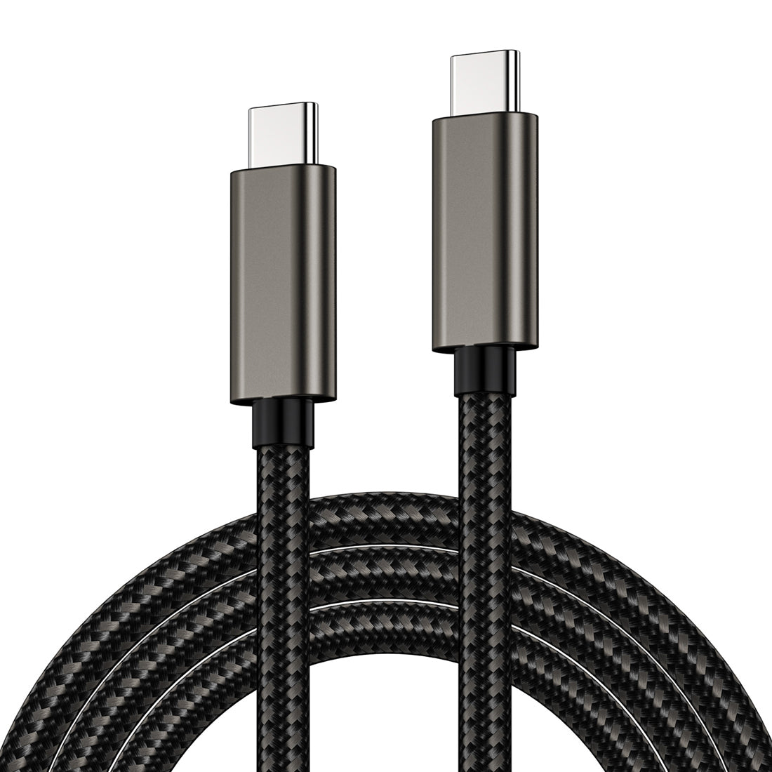 RVP+ USB C To USB C Cables 2-Pack - 240W Fast Charging & Data Transfer Nylon Braided