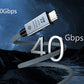 USB 4.0 240W 8K Type-C to Type-C Cable for Macbook Pro