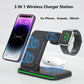 Pocxwa 3 in 1 Wireless Charging Station