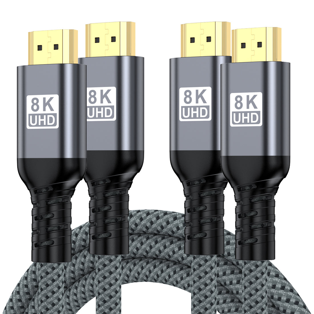 Pocxwa 4K 240HZ HDMI 2.1 Cable, 48Gbps Ultra High Speed Braided Cord