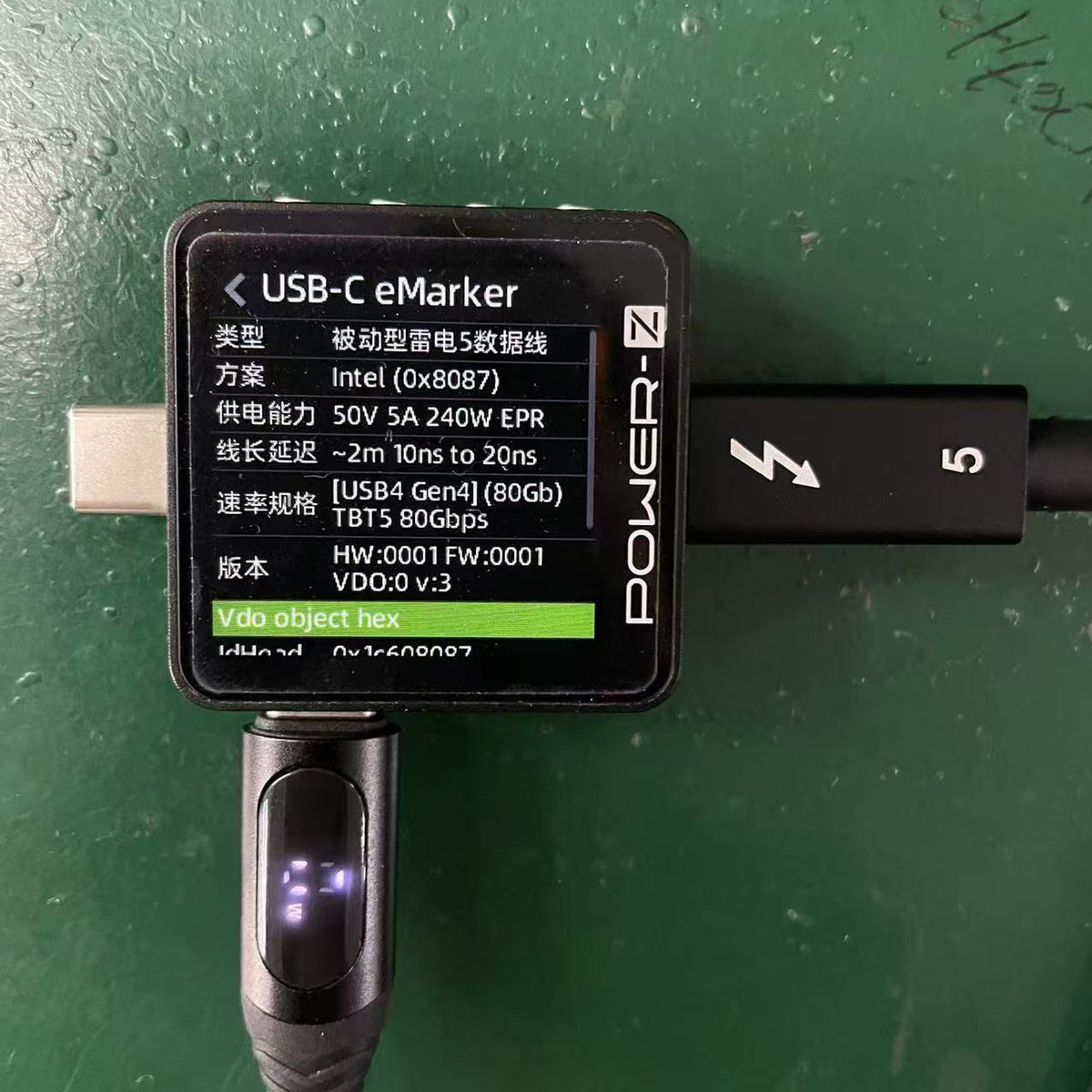 Thunderbolt 5 Cable for SSD Enclosure - 0.5m 1m 80Gbps 6000MB/s for Acasis Orico Enclosure, eGPU, 240W, 8K@120Hz - Non-Braided