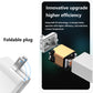 65W GaN Charger - 3-Port USB C Fast Charger, Compact Foldable for MacBook Air, iPhone 16, iPad Pro