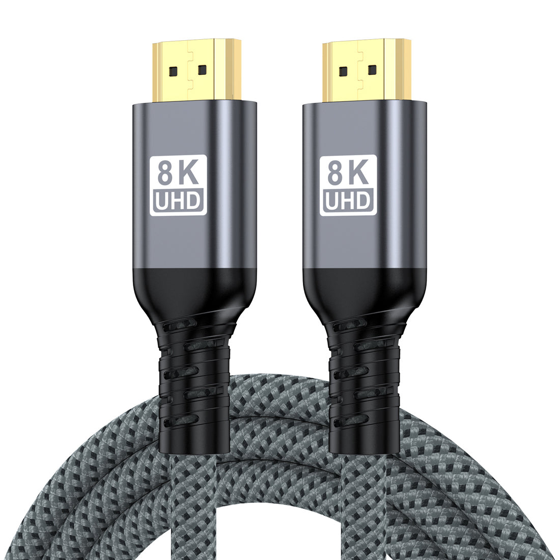 Pocxwa 4K 240HZ HDMI 2.1 Cable, 48Gbps Ultra High Speed Braided Cord