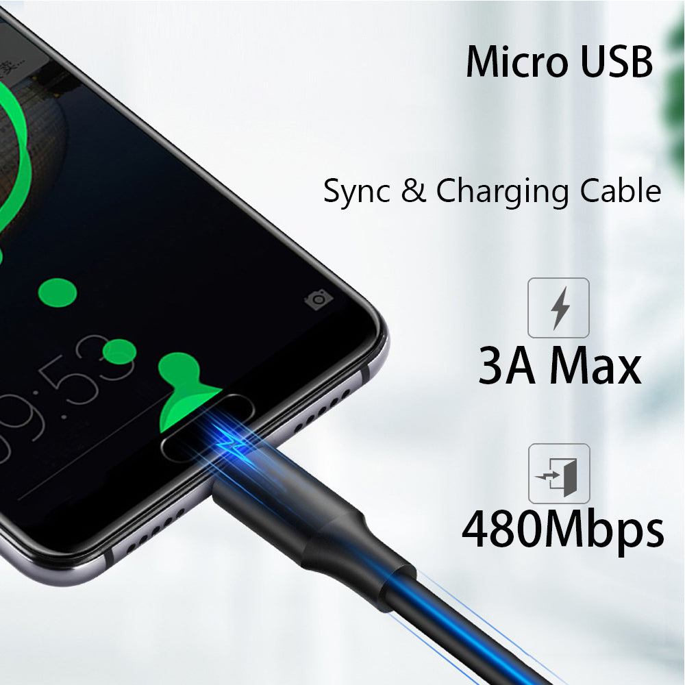 Pocxwa Micro USB Cable Compatible with Old Android Cellphone & Tablets