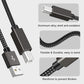 USB 2.0 A Male to B Male Braided Printer Cable - High-Speed Printer Cable Compatible with HP, Canon, Epson, Brother