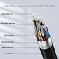 Thunderbolt 5 Cable for SSD Enclosure - 0.5m 1m 80Gbps 6000MB/s for Acasis Orico Enclosure, eGPU, 240W, 8K@120Hz - Non-Braided