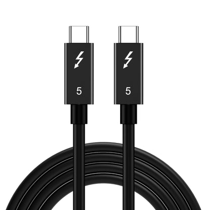 Thunderbolt 5 Cable for SSD Enclosure - 0.5m 1m 80Gbps 6000MB/s for Acasis Orico Enclosure, eGPU, 240W, 8K@120Hz - Non-Braided