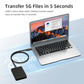 USB C to USB C 3.2 Gen 2 Braided Cable 240W for Macbook