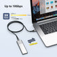 Pocxwa USB A to USB C Cable 10Gbps - Braided USB 3.2 Gen 2 60W Fast Charging Data Cable for Portable SSD, Hard Drive, Samsung T7